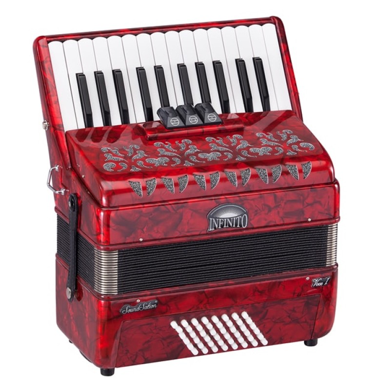 Akordeons VOCE I 2648-RD Akordeons VOCE I 2648-RD