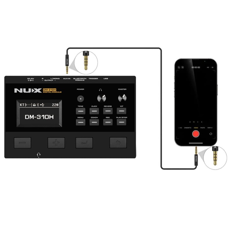 Elektroniskās bungas Nux DM-310H