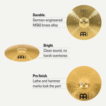 Bungu šķīvju komplekts Meinl HCS141620+10 Bungu šķīvju komplekts Meinl HCS141620+10