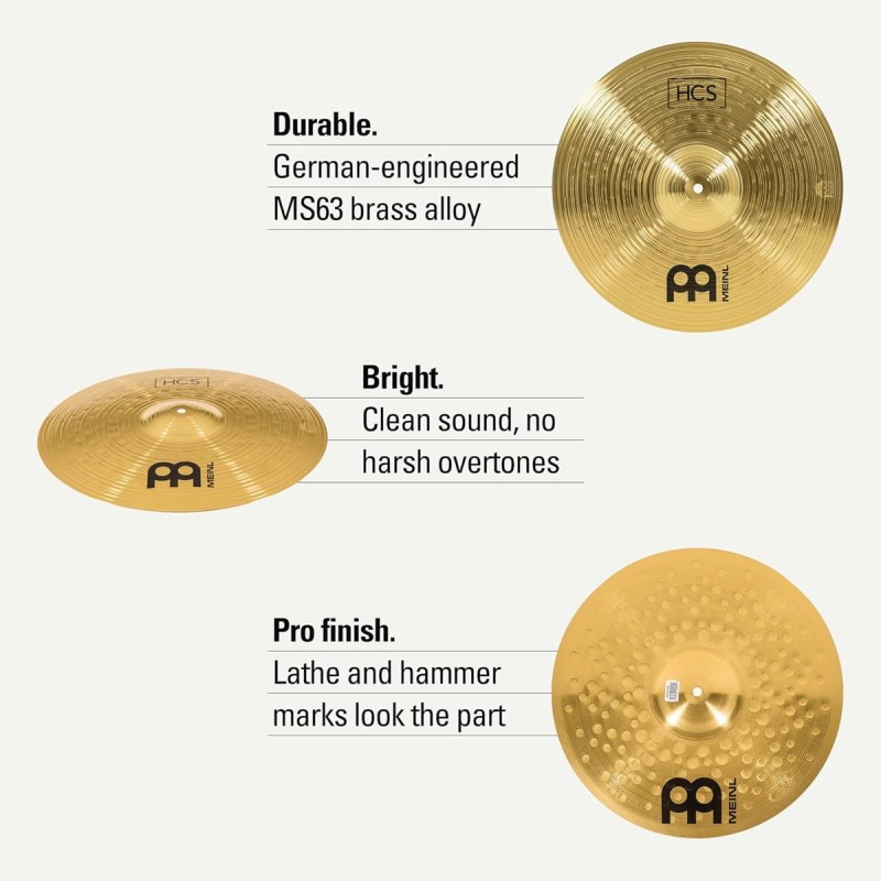 Bungu šķīvju komplekts Meinl HCS141620+10 Bungu šķīvju komplekts Meinl HCS141620+10