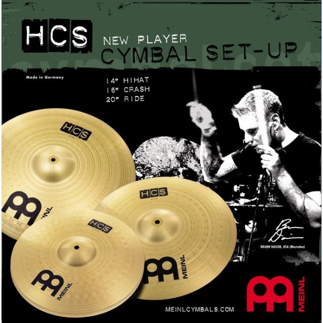 Bungu šķīvju komplekts Meinl HCS141620