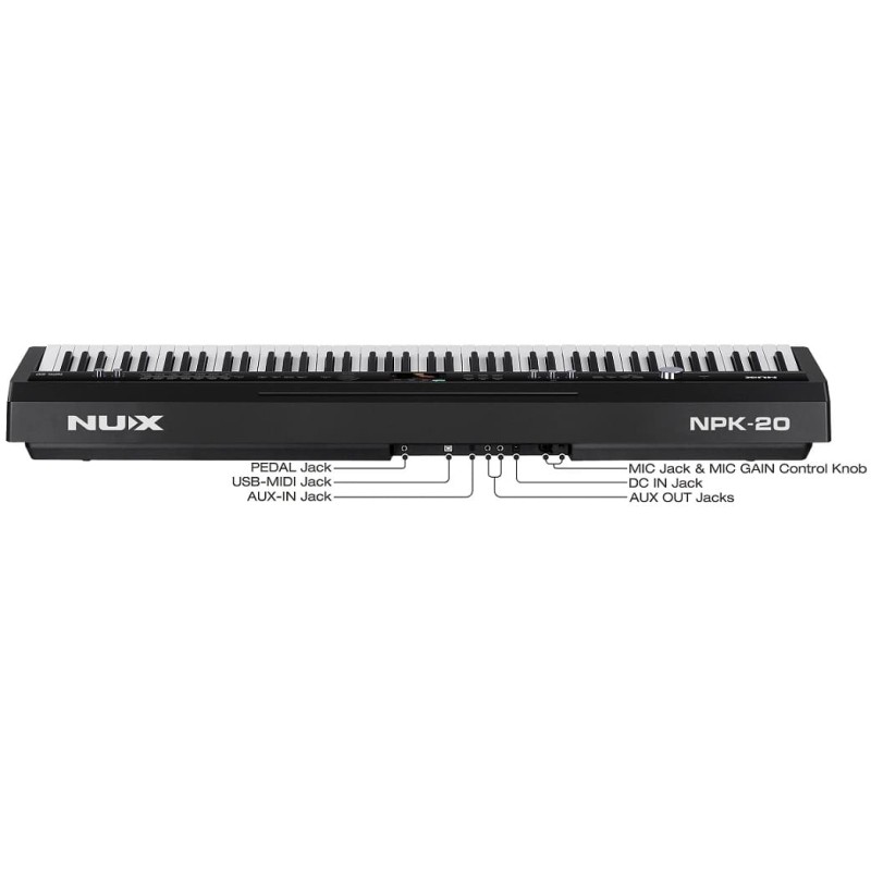 Digitālās klavieres Nux NPK-20-BK Digitālās klavieres Nux NPK-20-BK