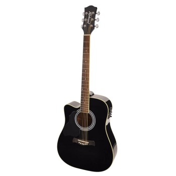 Elektro-akustiskā ģitāra Richwood RD-12LCE-BK (kreiļiem)