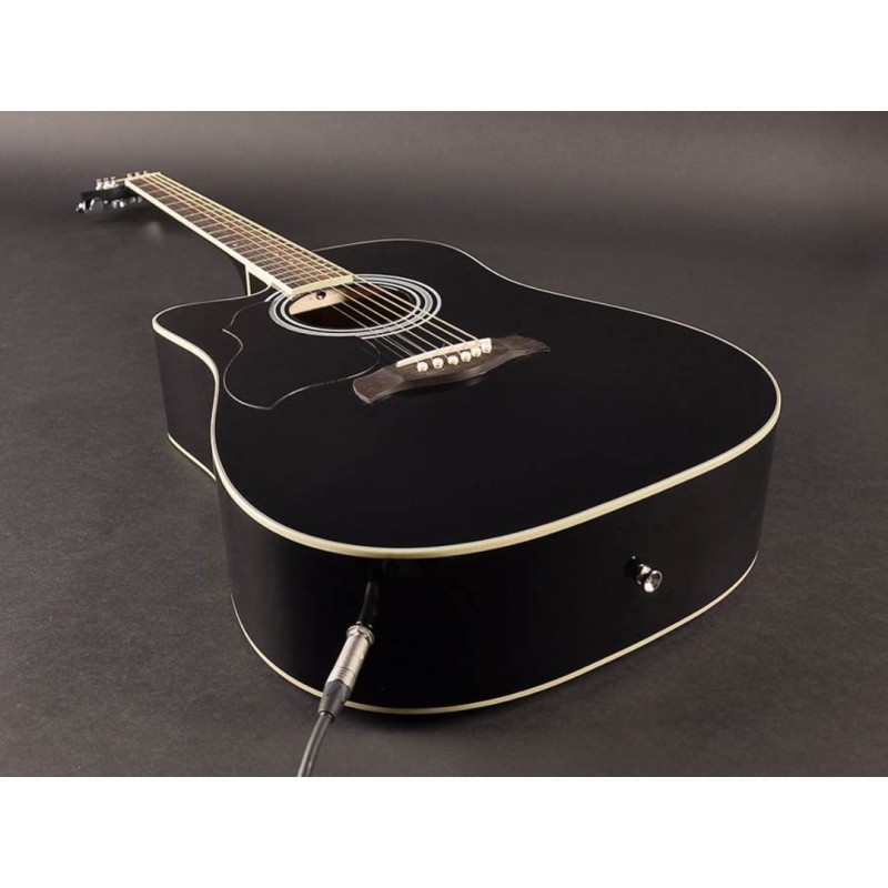 Elektro-akustiskā ģitāra Richwood RD-12LCE-BK (kreiļiem) Elektro-akustiskā ģitāra Richwood RD-12LCE-BK (kreiļiem)