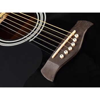 Elektro-akustiskā ģitāra Richwood RD-12LCE-BK (kreiļiem) Elektro-akustiskā ģitāra Richwood RD-12LCE-BK (kreiļiem)