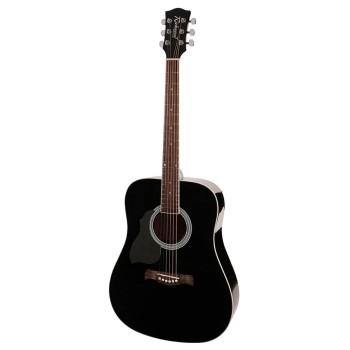 Akustiskā ģitāra Richwood RD-12L-BK (kreiļiem)