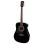 Akustiskā ģitāra Richwood RD-12L-BK (kreiļiem)