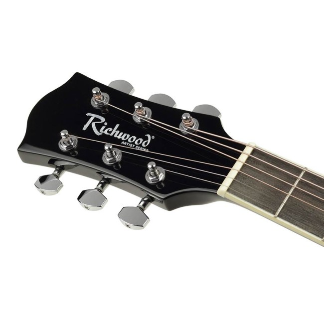 Akustiskā ģitāra Richwood RD-12L-BK (kreiļiem) Akustiskā ģitāra Richwood RD-12L-BK (kreiļiem)