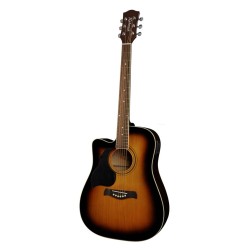Elektro-akustiskā ģitāra Richwood RD-12LCE-SB (kreiļiem) Elektro-akustiskā ģitāra Richwood RD-12LCE-SB (kreiļiem)
