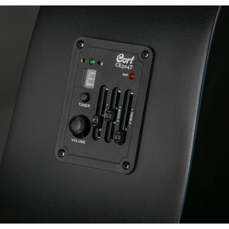 Elektro - akustiskā ģitāra Cort AD810E BKS
