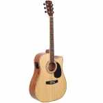 Cort Acoustic Guitar Set AD880CE-NS-Set