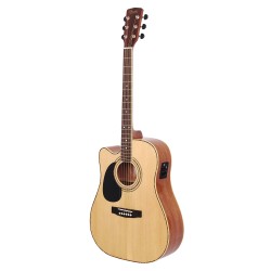 Elektro-akustiskā ģitāra kreiļiem Cort AD880CE-LH NS