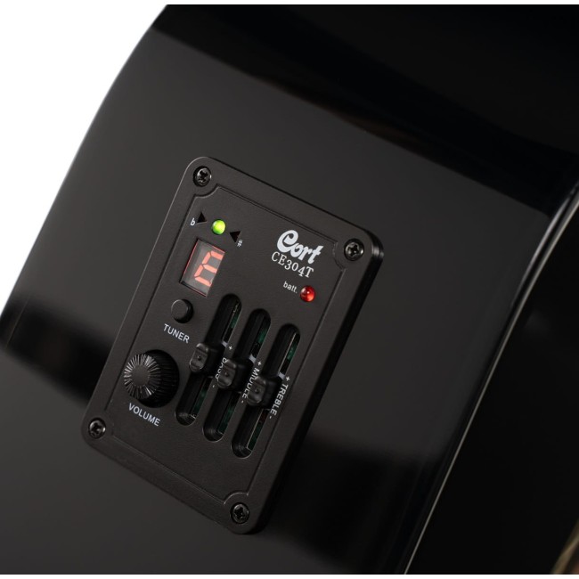 Elektro - akustiskā ģitāra Cort Earth60CE-BK