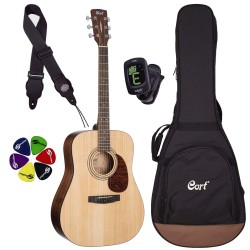 Acoustic Guitar Cort Earth60-OP-WBAG