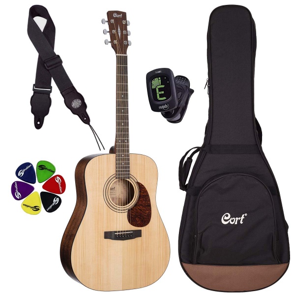 Acoustic Guitar Cort Earth60-OP-WBAG