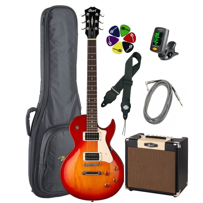 Elektriskās ģitāras komplekts Cort CR100CRS-Set