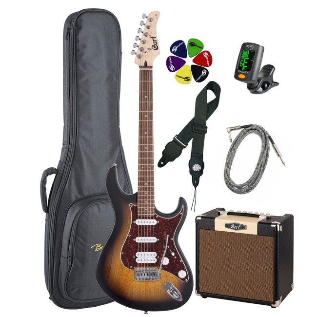 Elektriskās ģitāras komplekts Cort G110-OPSB-Set