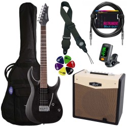 Elektriskās ģitāras komplekts Cort X100-OPBK-Set