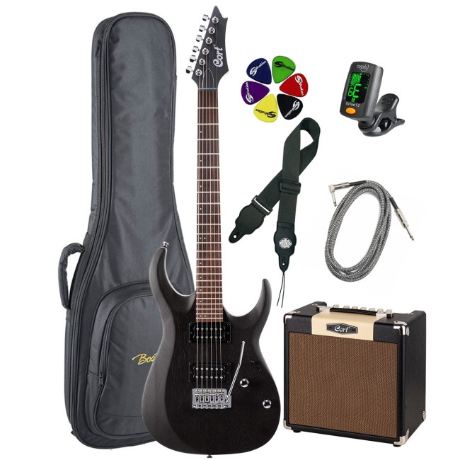 Elektriskās ģitāras komplekts Cort X100-OPBK-Set