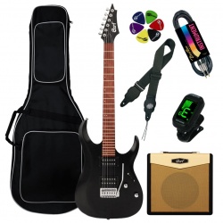 Cort Electric guitar X100-OPBK-Set