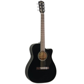 Elektro-akustiskā ģitāra Fender CC-60SCE-BK