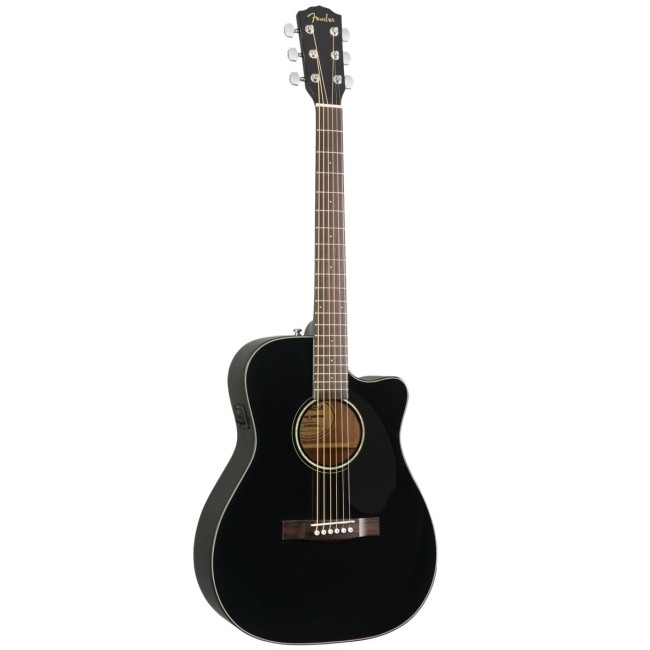 Elektro-akustiskā ģitāra Fender CC-60SCE-BK
