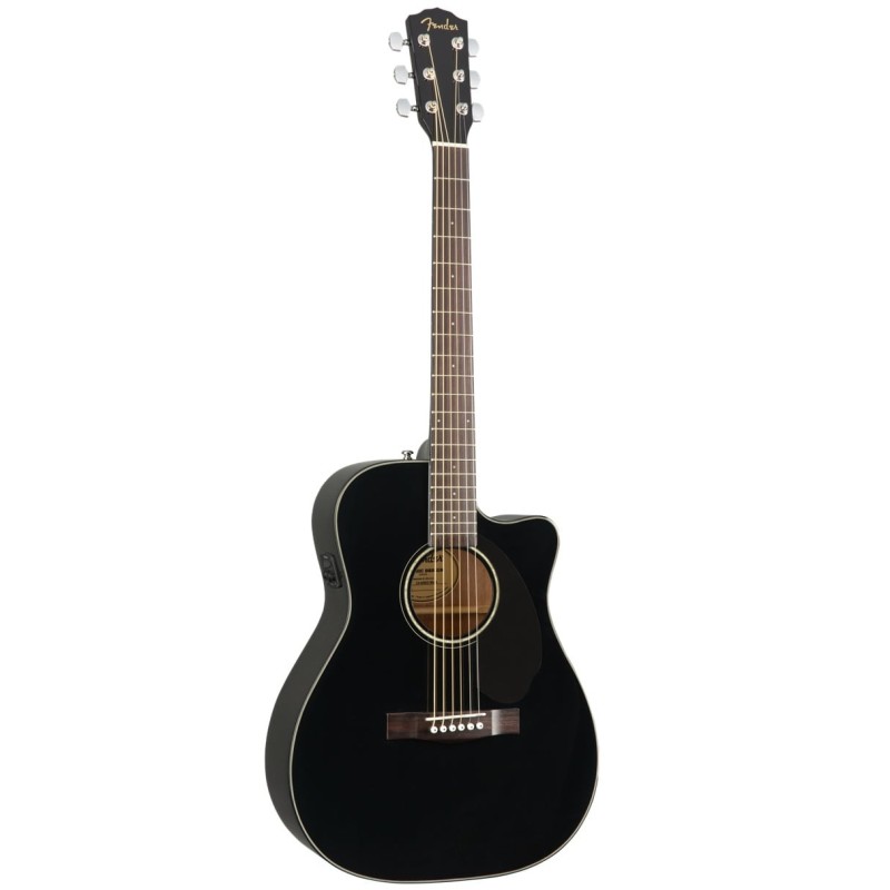 Elektro-akustiskā ģitāra Fender CC-60SCE-BK
