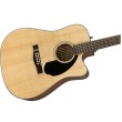 Elektro-akustiskā ģitāra Fender CD-60SCE-NAT Elektro-akustiskā ģitāra Fender CD-60SCE-NAT