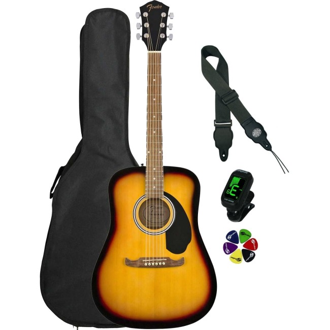 Akustiskā ģitāra Fender FA125-SB-Set