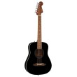 3/4 Akustiskā ģitāra Fender Redondo Mini BLK