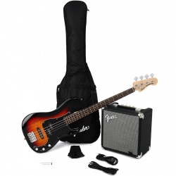 Fender Squier Affinity PJ Bass Pack Sunburst