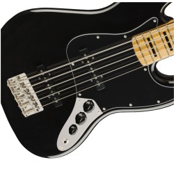 5-stīgu basģitāra Fender Squier CV 70s Jazz BLK 5-stīgu basģitāra Fender Squier CV 70s Jazz BLK