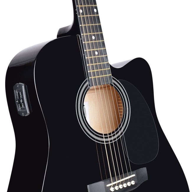 Akustiskā ģitāra Soundsation AC-GP-44CEBK