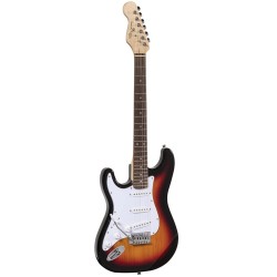 Soundsation left handed electric guitar Rider-STD-SLH-3TS
