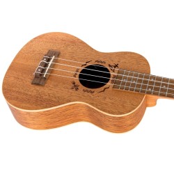 Koncerta elektro-akustiskā ukulele Flight DUC-323-EQ-MAH