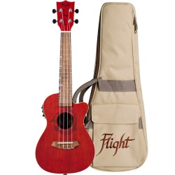 Flight Concert Ukulele DUC-380CEQ-Coral
