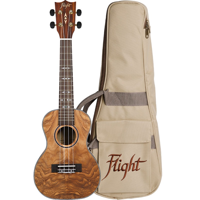 Koncerta ukulele Flight DUC-410-QA Koncerta ukulele Flight DUC-410-QA