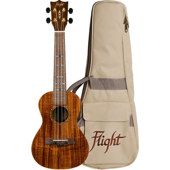 Koncerta ukulele Flight DUC-445-ACACIA