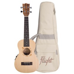 Flight Concert Electro-Acoustic Ukulele DUC-525-EQ-SP-ZEB