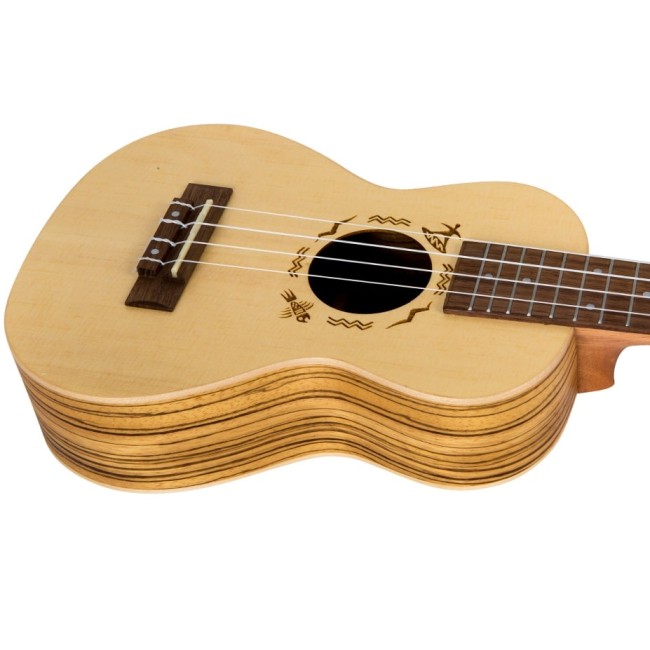 Koncerta ukulele Flight DUC-525-SP-ZEB