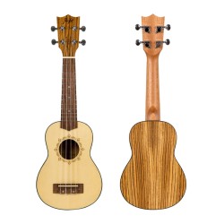 Soprāna ukulele Flight DUS-320-SP-ZEB Soprāna ukulele Flight DUS-320-SP-ZEB
