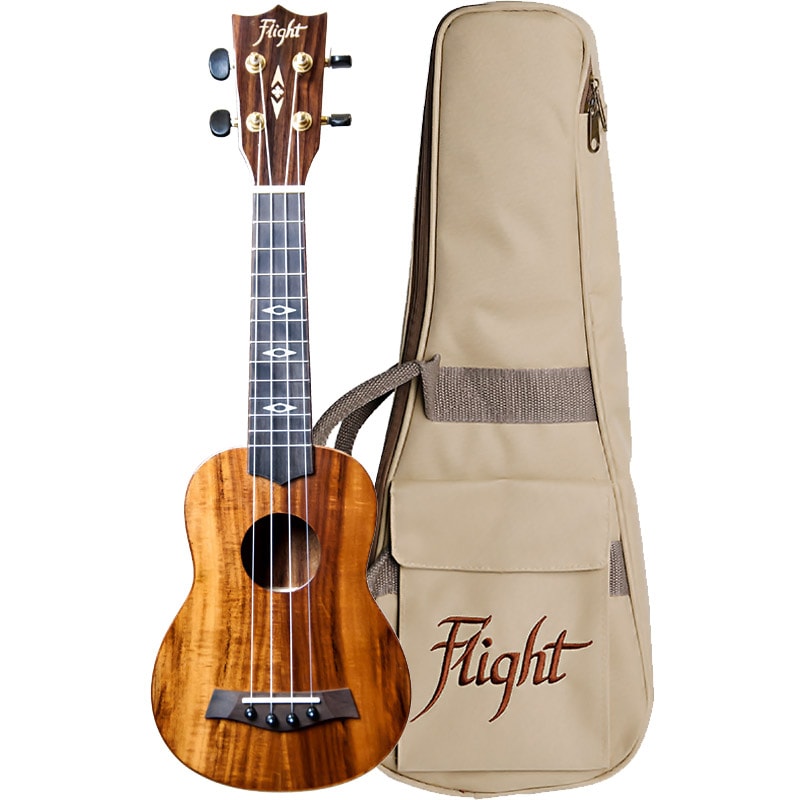 Soprāna ukulele Flight DUS-445-KOA Soprāna ukulele Flight DUS-445-KOA