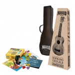 Mahalo soprano ukulele kit MJ1-TBR-K