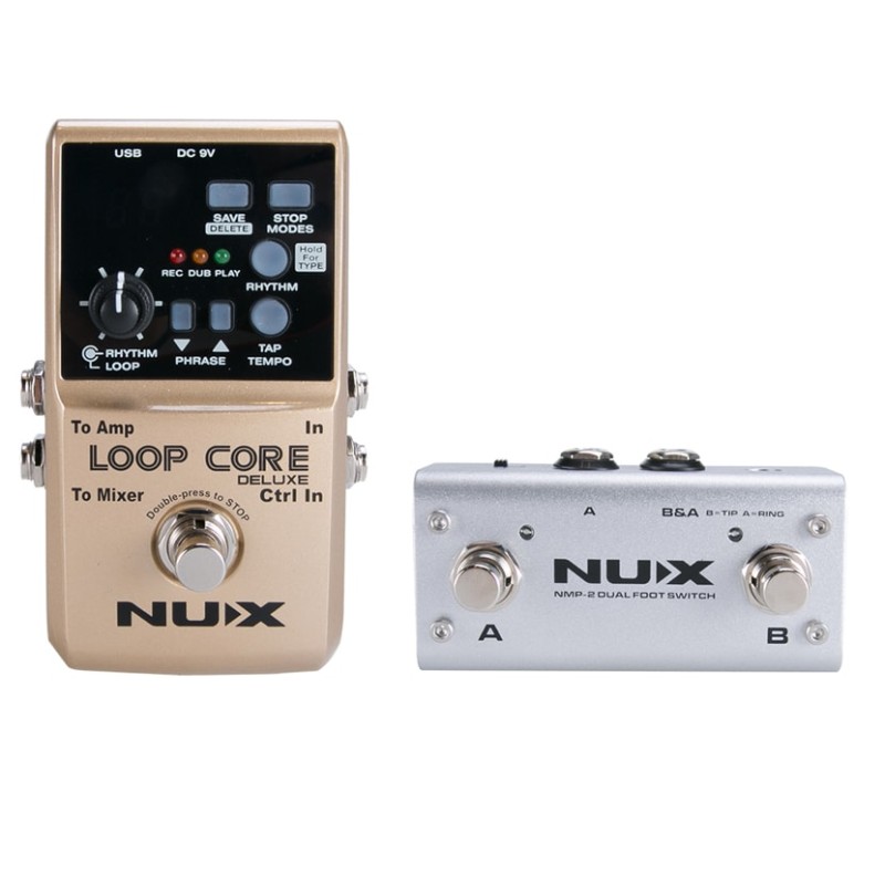 Ģitāru efektu pedālis Nux Loop Core Deluxe Ģitāru efektu pedālis Nux Loop Core Deluxe