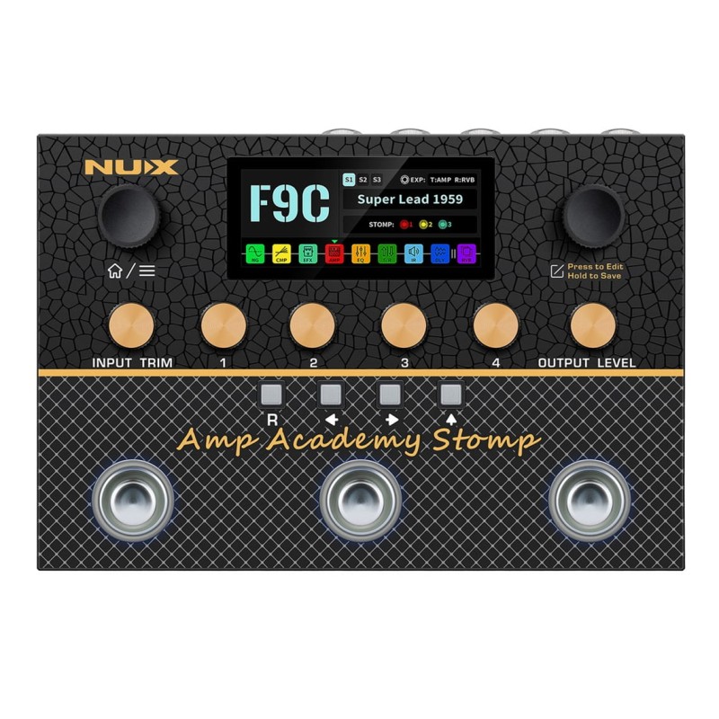 Ģitāras procesors Nux Amp-Academy-Stomp