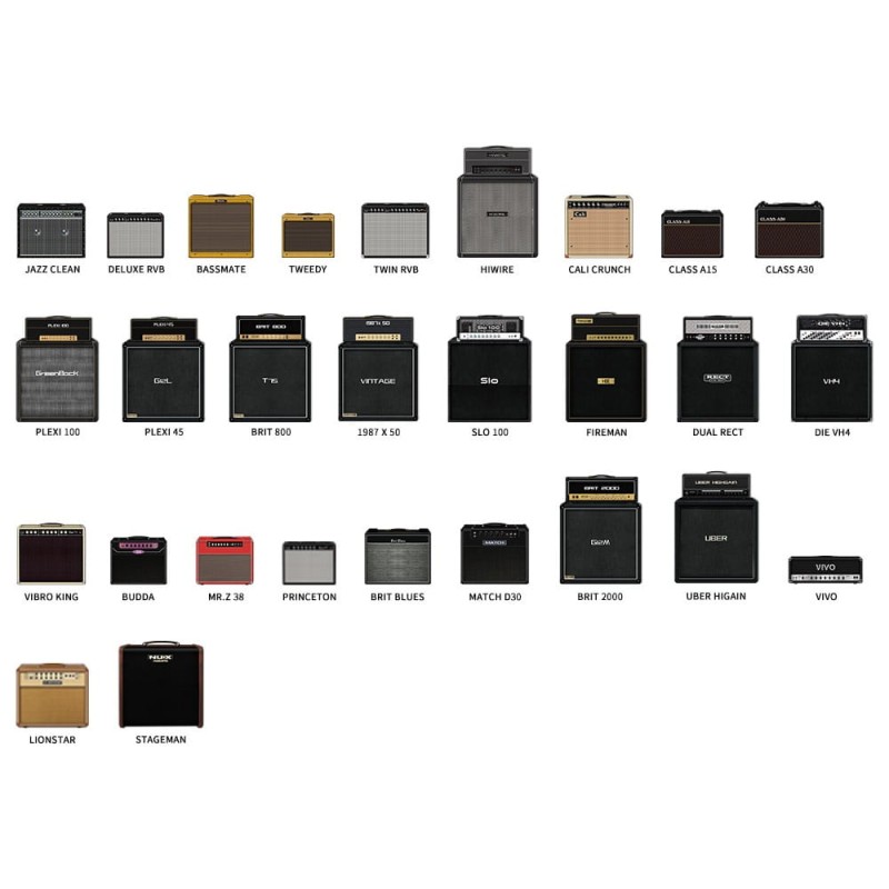 Ģitāras procesors Nux Amp-Academy-Stomp