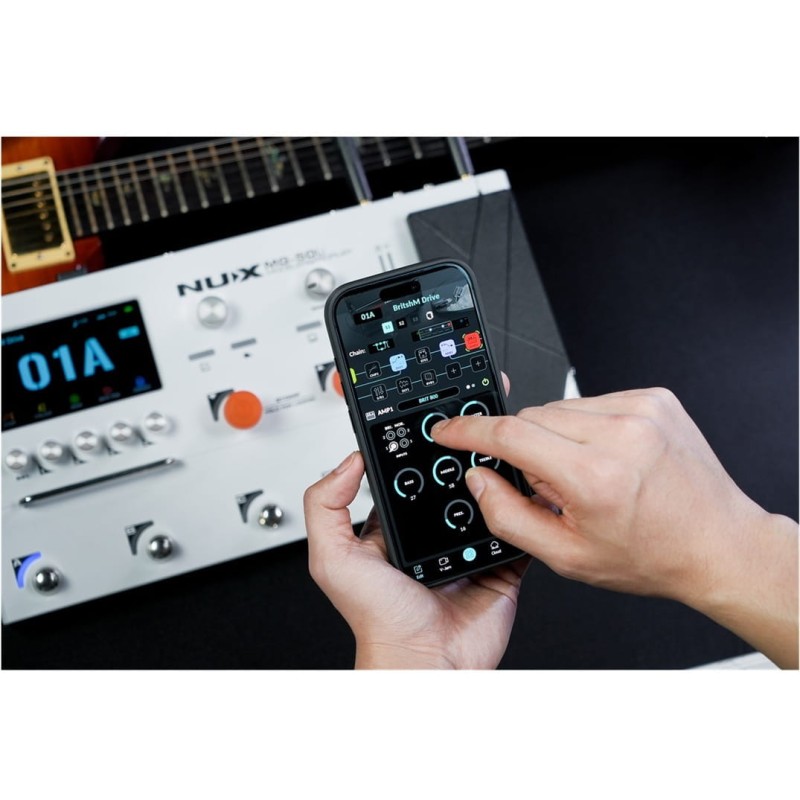 Multi-efektu procesors Nux MG-50Li-WH