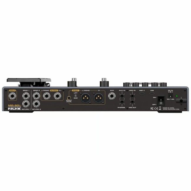 Multi-efektu procesors Nux MG-50Li-BK Multi-efektu procesors Nux MG-50Li-BK