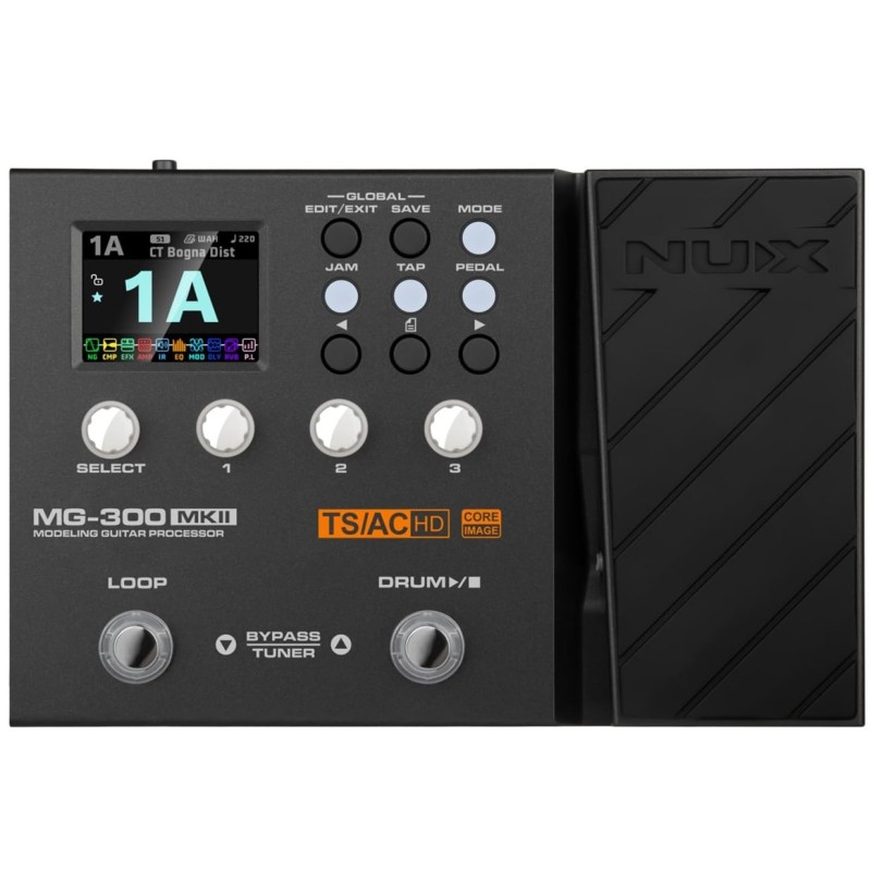 Ģitāras efektu procesors Nux MG-300 MKII Ģitāras efektu procesors Nux MG-300 MKII