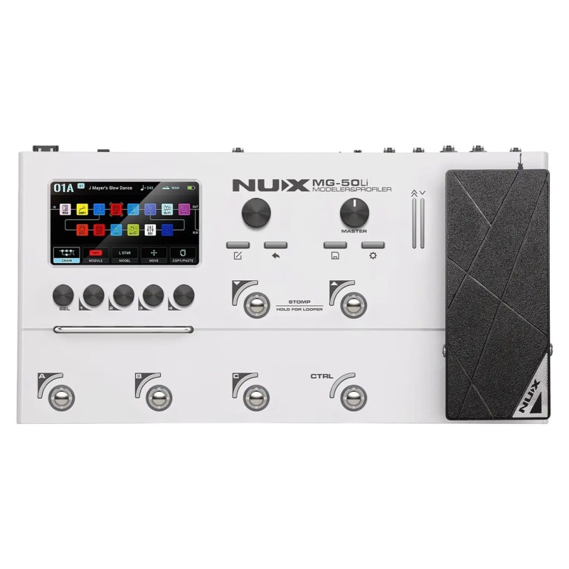 Multi-efektu procesors Nux MG-50Li-WH